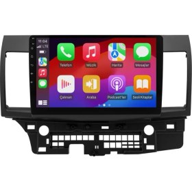 Resim Carvocal Mitsubishi Lancer (2008-2019) Android 14 Multimedya Carplay 10 Inch 4 GB Ram / 64 GB Hafıza CRV-4364XR 