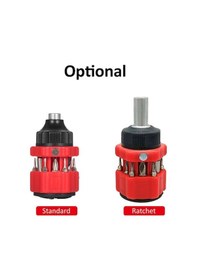 Resim Pazly 12'li Mini Çok Amaçlı Tornavida Seti - Taşınabilir Tamir Kiti, Cep Boyutunda, Standart/cırcır Uçlar 