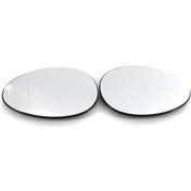 Resim Bmw Mini R55 R56 R57 2007-2014 İçin Klipsli Dikiz Aynası Camı Değişimi 2 Adet Isıtmalı Sol Sağ 