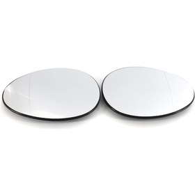 Resim Bmw Mini R55 R56 R57 2007-2014 İçin Klipsli Dikiz Aynası Camı Değişimi 2 Adet Isıtmalı Sol Sağ 