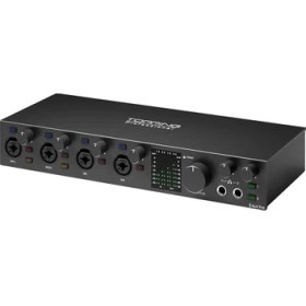 Resim Professional E4X4 Pre | Black Yüksek Kalite Usb-C Ses Kartı: 4-Giriş/4-Çıkış 24BIT/192KHZ, 8...600OHM Arası Kulaklıklara Kadar Kullanılabilir. (Pc/mac) 