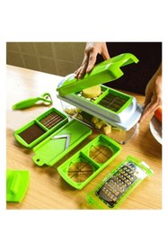 Resim Genel Markalar Nicer Dicer Plus Doğrayıcı Rende Mutfak Robotu Çok Fonksiyonlu Soğan Sebze Dilimleyici Doğrama 