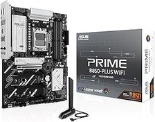 Resim ASUS PRIME B850-PLUS WIFI AMD B850 AM5 DDR5 8000 DP HDMI 3x M2 USB3.2 WiFi 6E + BT AURA RGB 2.5Gbit LAN ATX 8+2+1 Güç Aşamaları, 1xGen5 M.2, Advanced AI PC-Ready 