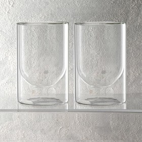 Resim Jumbo Glory Double Wall Çift Cidarlı Bardak 350 ml 2'li 