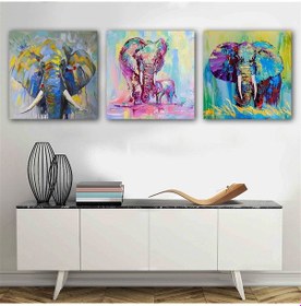 Resim Kanvas Tablo Filler 3 Parça Set 53 