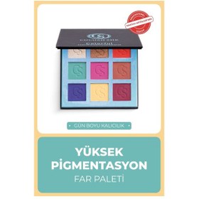Resim Cocosh She Colorful 9 Renk Göz Farı Paleti, Yüksek Pigmentasyon, Topaklanmaz, Kolay Dağılım - 9 Color Diğer 