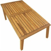 Resim Istanbul 90X160 Sabit Ayaklı Ahşap Bahçe Balkon Masası 