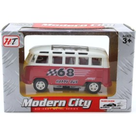 Resim MCM Group Çek Bırak Kırmızı Minibüs M8668-24 