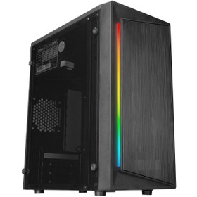 Resim Everest BLAZON RGB Led Şeritli Peak 250W Akrilik Panel Gaming Oyuncu Kasası Everest