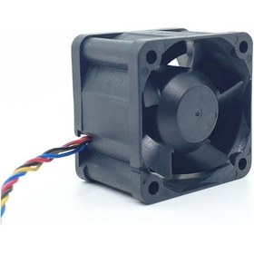 Resim 40x40x28MM sunucu soğutma fanı 12V 0.5A ile 4pin 
