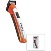 Resim Saç - Sakal Kesme Traş Makinesi Fiş Şarjlı 4 Kademeli Kesim Tarak 