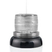 Resim Mesan Ø110 Uçak İkaz Lambası Led Kırmızı Yedekli Pc Abs Kuşsavar Kırmızı 12-60vdc Ms 628.12-60vdc 