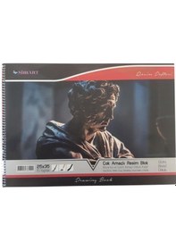 Resim Spiralli Karton Kapak Resim Defteri 25x35 15 Yaprak 24'lü Shrink 