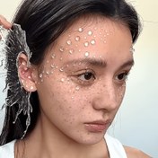 Resim 162 Parça Şık Su Damlası Sticker Seti - Halloween, Noel, Doğum Günü vb. İçin Mükemmel - Denizkızı, Peri Prenses Rol Oyunları ve Sahne Performansları İçin İdeal Seçim 