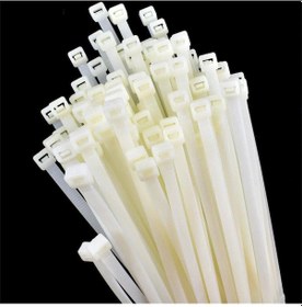 Resim Master 505354 Plastik Kablo Bağı Cırt Kelepçe 3.6x200 Mm Beyaz 100 Adet 