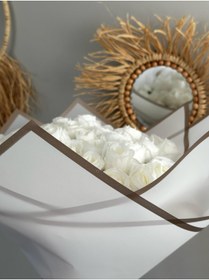 Resim bukethanem 41 ADET BEYAZ GÜL HEDİYE BUKETİ İSTEME BUKETİ 