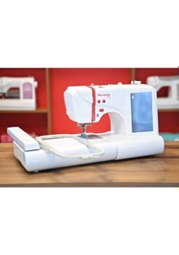 Resim Moonstar Model Es5 Ev Tipi Elektronik Dikiş Nakış Ve Piko Makinesi / Es5 Beyaz 