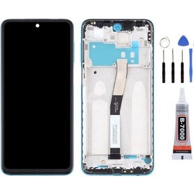 Resim Xiaomi Redmi Note 9 Pro Çıtalı Mavi Ekran Lcd Dokunmatik Tamir Seti Ve Yapıştırıcı Yanında Yedcom 