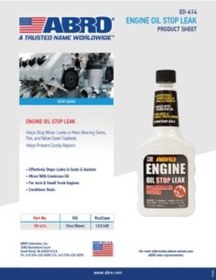 Resim Abro Motor Yağı Sızıntı Durdurma 354 Ml. 