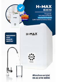 Resim 8l Çelik Tank 15 Aşama Multi Mineral B3510 Su Arıtma Cihazı 