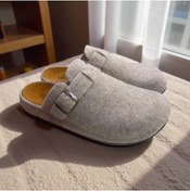 Resim Twigy Tam Ortopedik Keçe Erkek Ev Terliği 