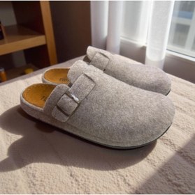 Resim Twigy Tam Ortopedik Keçe Erkek Ev Terliği 