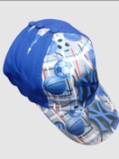 Resim Kardelen Butik Denizli ( Futbol Toplu ) Garson Beden Unisex Ny Şapka ( 8-12 Yaş ) ( Sax Mavisi ) 