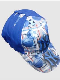 Resim Kardelen Butik Denizli ( Futbol Toplu ) Garson Beden Unisex Ny Şapka ( 8-12 Yaş ) ( Sax Mavisi ) 