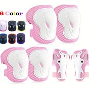 Resim 1 Set Dizlik ve Dirseklikler Bilek Koruyucu Scooter, Kaykay, Bisiklet için 