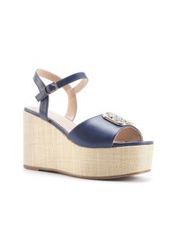 Resim Nine West Monnı 5fx Lacivert Kadın Dolgu Topuk Sandalet 000000000101929049 Lacivert 