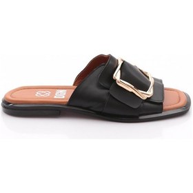 Resim Dgn 0010-42 Kadin Tokali Terlik Siyah 