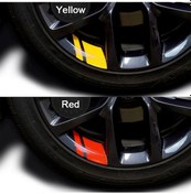 Resim 6 Adet-mavi-6 Adet Sticker Yansıtıcı Jant Vinil Uyarı Çıkartmaları Hash Mark Şerit Yarış Direksiyonu Hub Çıkartmaları 