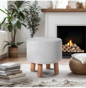 Resim Mio Dekoratif Puf - Bej 40x40x40 Cm Diğer 