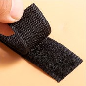 Resim Yüzey Dokulu - 200.0cm Uzunlukta Siyah Cırt Cırt Bant - Ayakkabı ve Giysi için Dayanıklı Polyester Cırt Cırt Bant, Kolay Uygulanır, Ayakkabı Klipsleri 