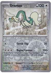 Resim Drampa Reverse Holo 138/162 - Temporal Forces - Pokemon Kartı Mint 