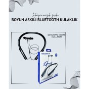 Resim Techno Stock Polygold PG-100 Boyun Askılı Kablosuz Kulaklık – 200 Saat Bekleme Süresi, Stereo Ses, Mikrofonlu 