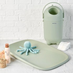 Resim Nattou Dropy Bebek Bezi Çöp Kovası Yeşil - Yeşil 