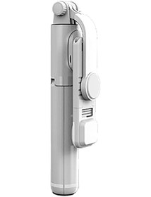 Resim Suofeng Q02s Beyaz Bluetooth Kumanda Tripod, Telefon Stantı İle Otomatik Flaş, Selfie Ve Canlı Yayın İçin Evrensel Kullanim 