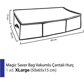 Resim Magic Saver Bag Vakumlu Çantalı Hurç Xlarge 