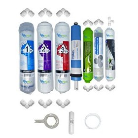Resim Pemax Water Solutions Kapalı Kasa Su Arıtma STD 7'li Pallas Mebran Alkali-Şeffaf Mineral-Gümüş İyon Tatlandırıcı 
