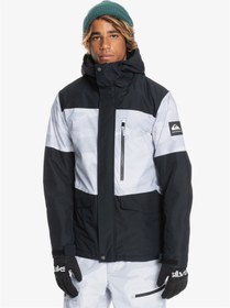 Resim Quiksilver Mission Printed Block JK Erkek Mont-21372 - Beyaz 