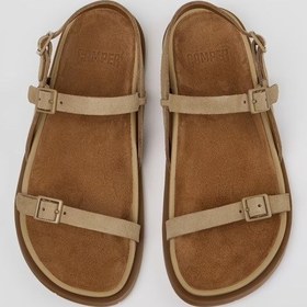 Resim Camper Lluc Sandal Kadın Deri Sandalet K201883-004 Kahverengi 