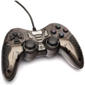 Resim Platoon Usb Bilgisayar Oyun Kolu Gamepad Joystick Siyah 