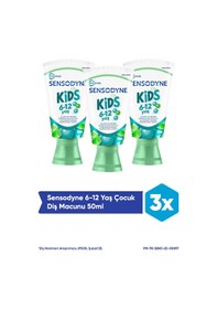 Resim Sensodyne Promine 6 +yaş Çocuk Diş Macunu 50ml - Bubble Gum Aromalı X 3 Adet Diş Minesi Bakımı 
