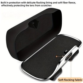 Resim Xuweiwei Portable Araç Gözlük Tutucu Abs Plastik Dayanıklı 4 Renk Universal Kompakt A Brown 