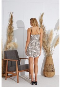 Resim Sevim Kadın İnce Askılı Leopar Tunik C9t9n551 001 