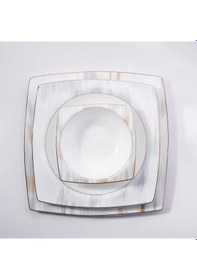 Resim Korkmaz Bone Selection 60 Parça Kare Yemek Takımı A8467 