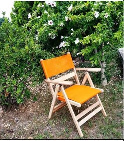 Resim Bahçecimobilya Atina Pvc - Atina Sandalye Pvc (Naturel) Turuncu 