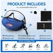 Resim Willowhaven Silvery Black Unisex Fotokromik Polarize Spor Güneş Gözlüğü Hafif Rahat Bisiklet Aksesuarı 