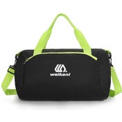 Resim Padalink Siyah Spor Çantası - Katlanabilir, Hafif Ve Çok Amaçlı Tasarım Siyah 